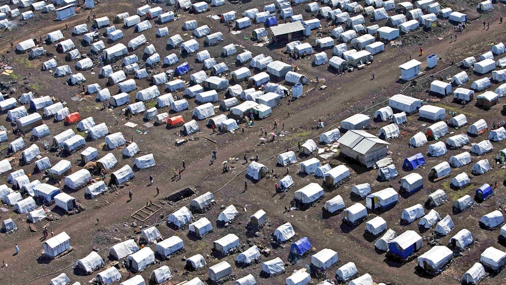 IDP refugee camp, Democratic Republic of the Congo