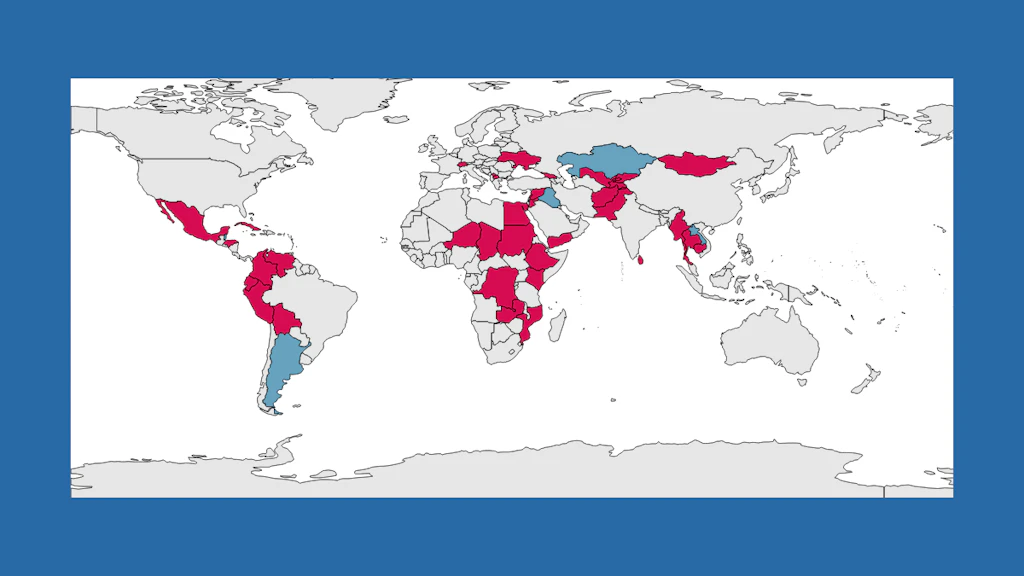 Water project map